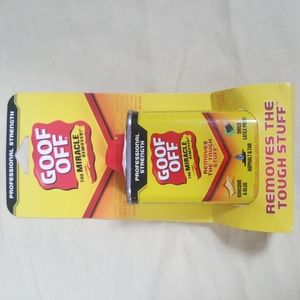 Goof Off The Miracle Remover 4.5 fl oz new & sealed removes the tough stuff prof